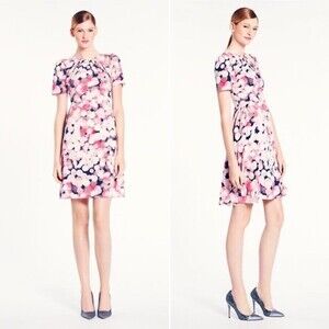 Kate Spade All That Glitters Joliet Silk Fit Flare Dress Size 0